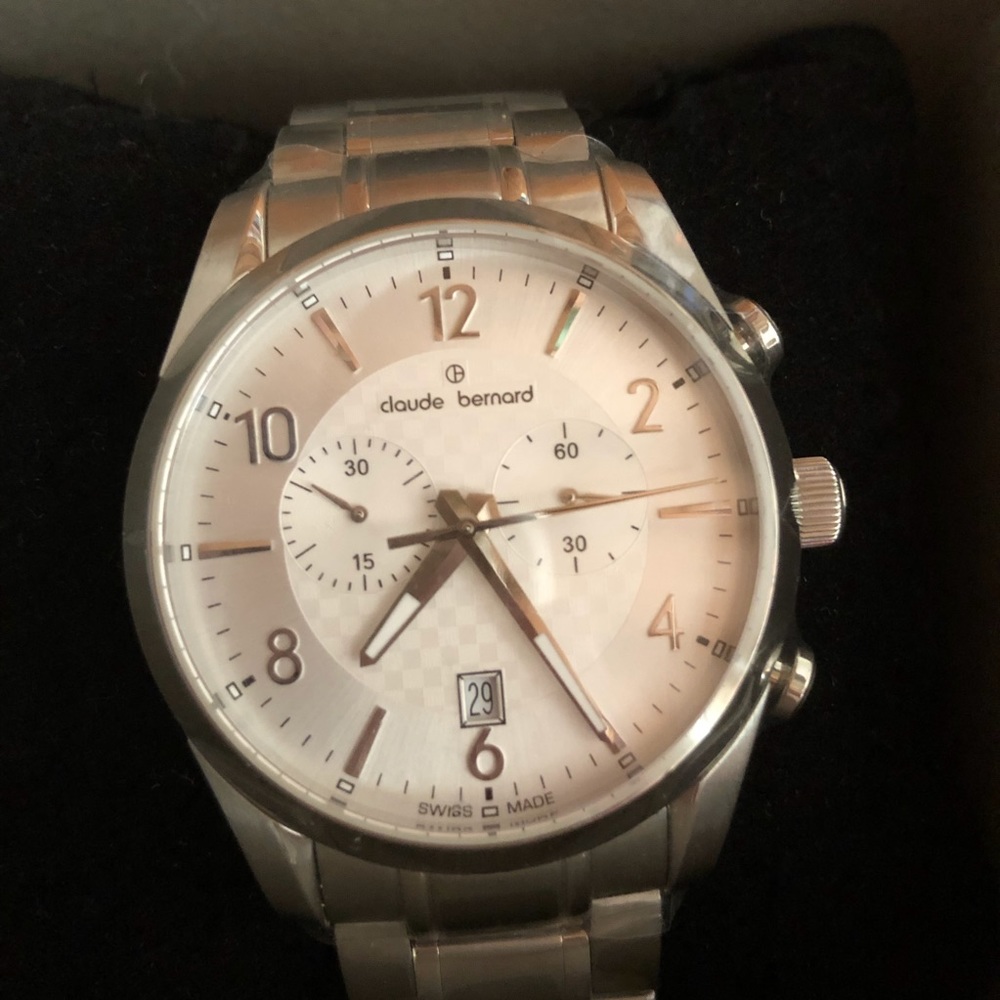 Claude Bernard 10104 Chronograph Watch
